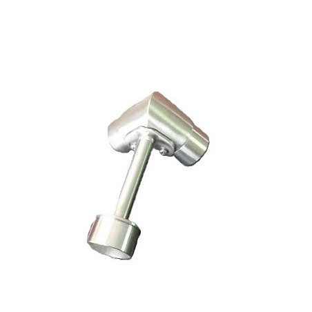 Support main courante 90° sur poteau