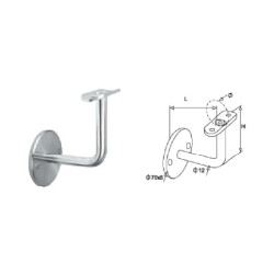 Support mural fixe (pour tube 33,7)