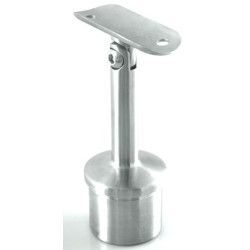 Support main courante articulé sur tube