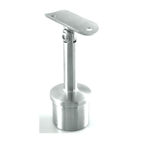 Support main courante articulé sur tube