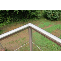 Coude 90 degrés avec prise poteau