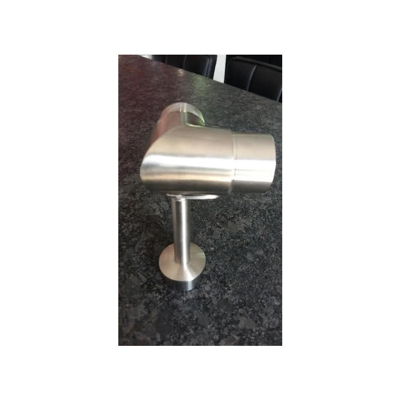 Support main courante 90° sur poteau