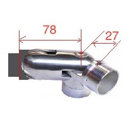 Cardan avec prise poteau - Ø42,4