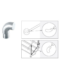 Coude 90° Mâle/Femelle - Ø42,2