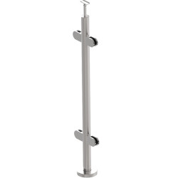 Kits poteaux cables pour garde corps, main courante en inox