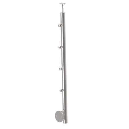 Kits poteaux cables pour garde corps, main courante en inox