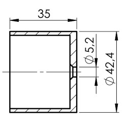 Connecteur inox pour emmanchement mâle